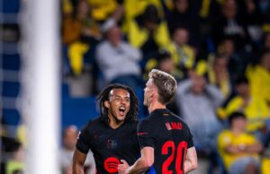 Barcelona superó a Las Palmas 2-0 de visita y sigue líder de la Liga de España