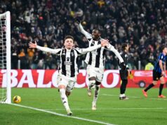 Juventus le ganó a Inter 1-0 y lo privó de ser el único líder del Calcio Italiano
