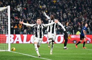 Juventus le ganó a Inter 1-0 y lo privó de ser el único líder del Calcio Italiano