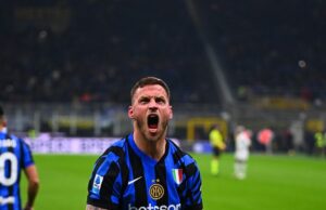 Inter de Milán le ganó a la Fiorentina 2-1 y se puso a un punto del líder Nápoles