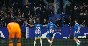 Espanyol se tumbó al líder Real Madrid ganándole 1-0 por la Liga de España