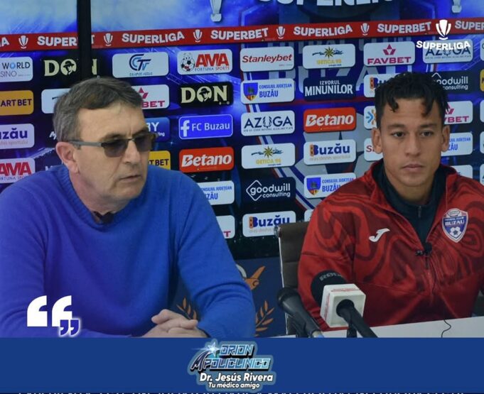 Cristian Benavente presentado por su nuevo club FC Gloria Buzau de Rumania