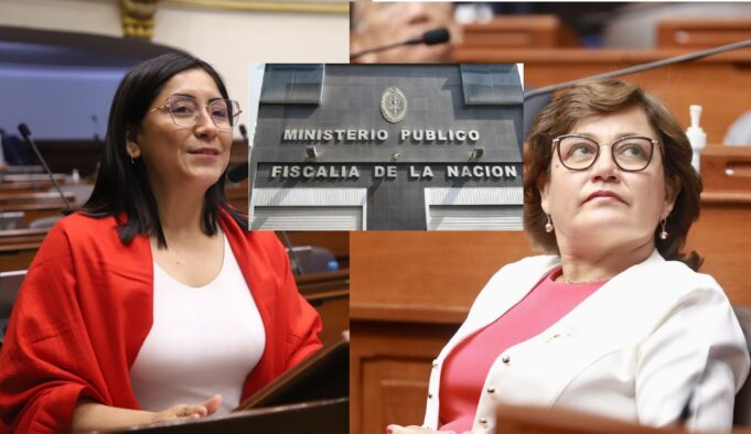 Fiscalía denuncia constitucionalmente a Kelly Portalatino y Silvia Monteza por negociación incompatible