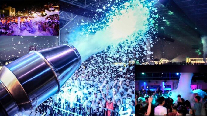 ¡Hoy! disfruta de la más grande Fiesta de espuma, DJ en vivo, concursos, premios y carnavales en Pamplona