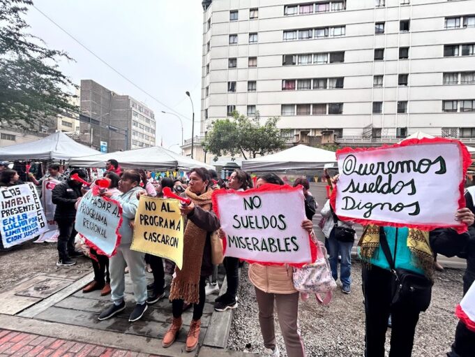 Trabajadores del Inabif inician huelga nacional
