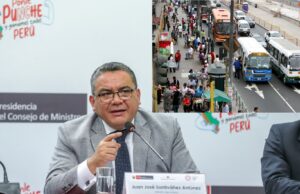 Ministro Santiváñez a transportistas que acatarán paro:»No toleraremos ningún intento de acto violento»