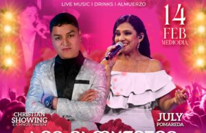 Christian Showing: junto a July Pomareda presenta show estelar por ‘San Valentín en Miraflores