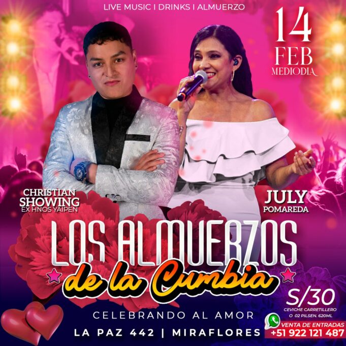 Christian Showing: junto a July Pomareda presenta show estelar por ‘San Valentín en Miraflores