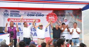 Continua el “Carnaval de obras” en el Callao: Se entregaron más pistas y veredas en Ventanilla