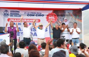 Continua el “Carnaval de obras” en el Callao: Se entregaron más pistas y veredas en Ventanilla