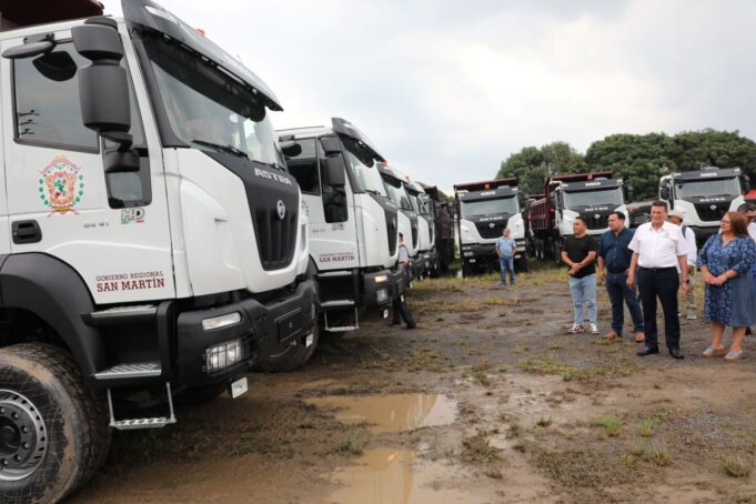 Gore San Martín ya tiene maquinarias para atender emergencias por lluvias