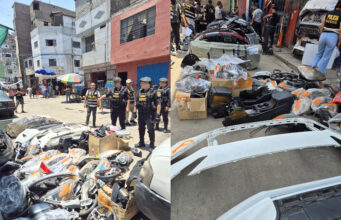 San Jacinto: Incautan más de 300 autopartes