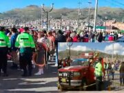Puno: Danzante muere atropellada por grúa durante la fiesta de la Virgen de la Candelaria