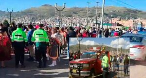 Puno: Danzante muere atropellada por grúa durante la fiesta de la Virgen de la Candelaria