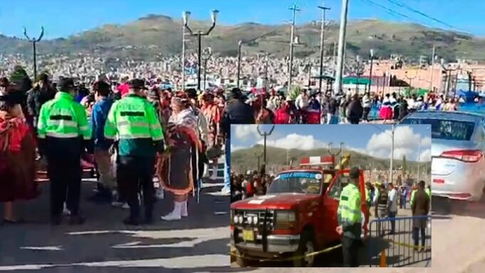 Puno: Danzante muere atropellada por grúa durante la fiesta de la Virgen de la Candelaria