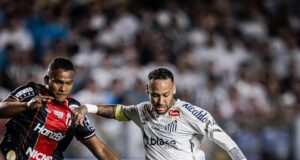 Neymar debutó con la camiseta del Santos en empate contra Botafogo de Sao Paulo 1-1