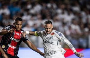 Neymar debutó con la camiseta del Santos en empate contra Botafogo de Sao Paulo 1-1