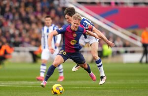 Barcelona goleó a la Real Sociedad 4-0 y es líder de la Liga de España