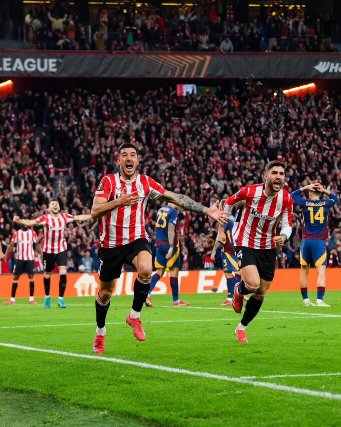 Athletic Club de España eliminó a la Roma de Italia de la Europa League