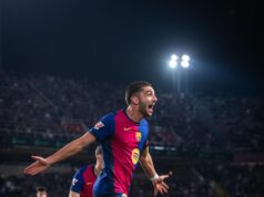 Barcelona goleó al Osasuna 3-0 y es puntero de la Liga de España