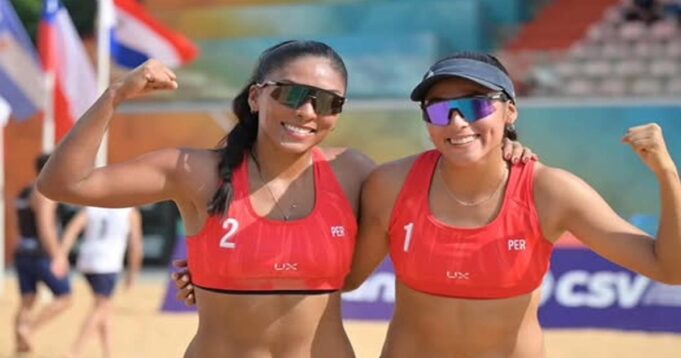 Peruanas Allcca y Gaona buscan pase a la final del Sudamericano de Vóley Playa en Rancagua-Chile