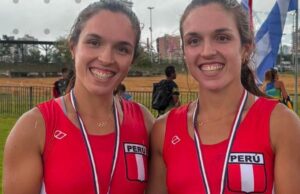 Gemelas Alessia y Valeria Palacios ganan medalla de oro en Sudamericano de Remo Asunción 2025