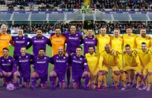 Juan Manuel Vargas jugó en la despedida de Giuseppe Rossi y se puso la camiseta de Fiorentina