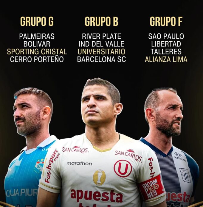 Grupos fuertes les tocó a Universitario y Cristal, y algo aliviado Alianza en Libertadores