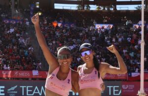 Peruanas Lisbeth Allcca y Claudia Gaona lograron bronce en Sudamericano de Vóley Playa
