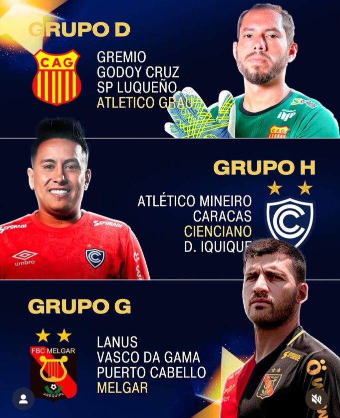 Equipos peruanos con buena chance en los grupos de la Copa Sudamericana