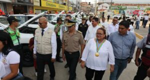 Gore San Martín entrega 51 patrulleros a la PNP para combatir la delincuencia