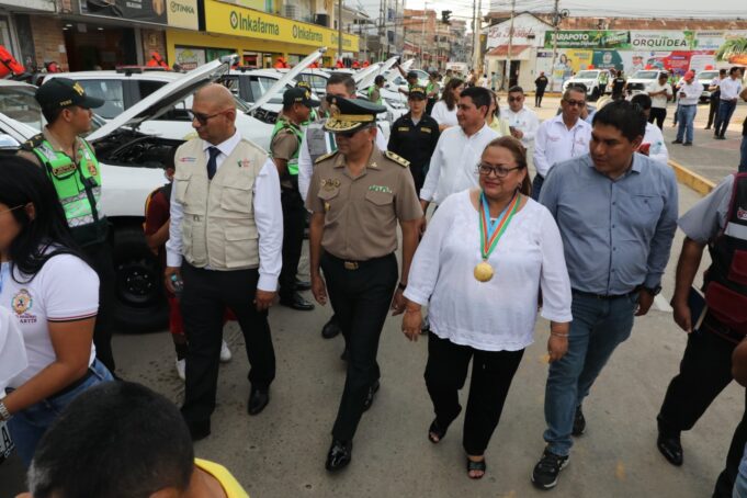 Gore San Martín entrega 51 patrulleros a la PNP para combatir la delincuencia