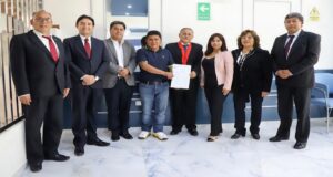 Cajamarca: Corte Superior de Justicia recibe terreno para la construcción de una sede judicial en Cajabamba