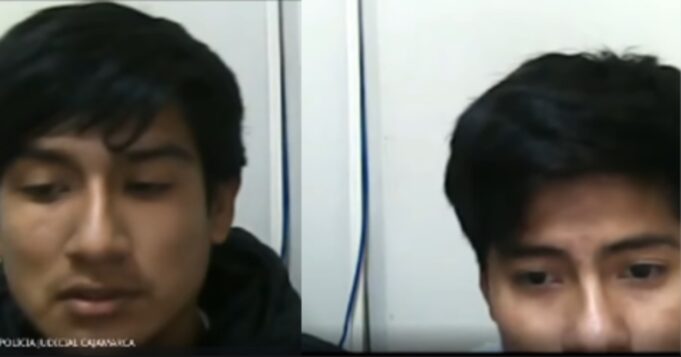 Cajamarca: dictan nueve meses de prisión preventiva para dos extorsionadores