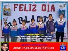 Bibliotecario promueve revista escolar «José Carlos Mariátegui» en San Pedro de Casta