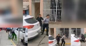 Huaraz: Dos mujeres policías son captados en aparente estado de ebriedad en plena vía pública