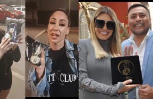 Joaquín Cisneros celebra Día Internacional de la Mujer con regalos a figuras de la farándula(VIDEO)