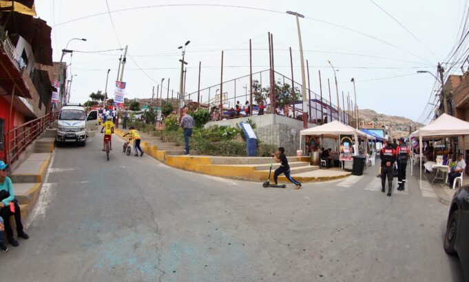 Más de 17 millones de soles se invirtieron en nuevas pistas y veredas para Mi Perú