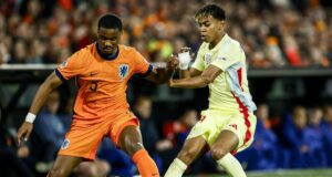 España logró buen empate ante Países Bajos 2-2 de visita en los Cuartos de Final de la Nations League