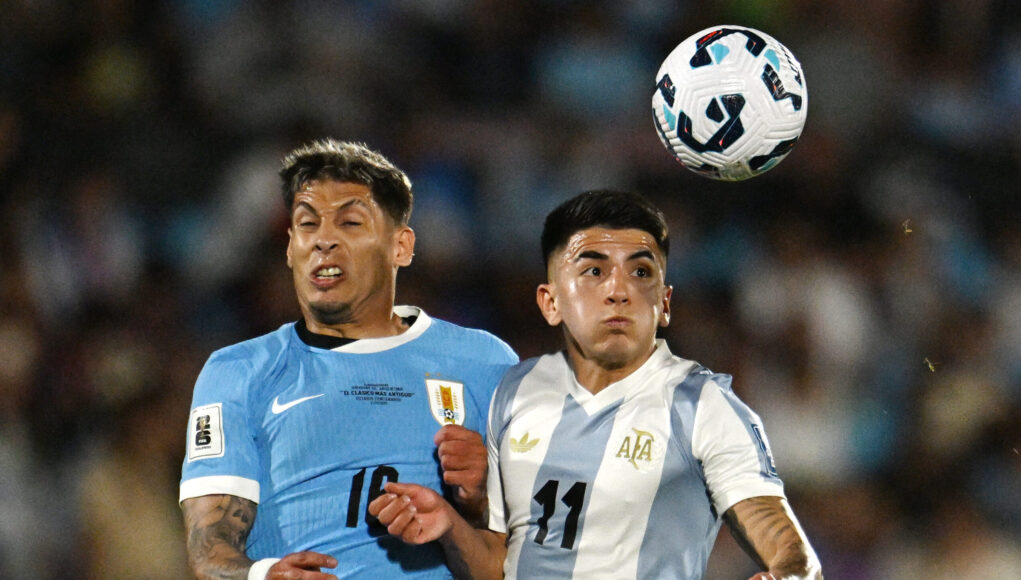 Argentina le ganó a Uruguay 1-0 en Montevideo y es líder cómodo de las Clasificatorias