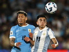 Argentina le ganó a Uruguay 1-0 en Montevideo y es líder cómodo de las Clasificatorias