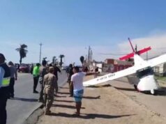 Perú Ica Pisco: dos heridos dejó un aparatoso accidente de avioneta de instrucción