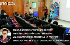 Escuela de Manejo «Éxito en tu Brevete» Implementa Asesoría Legal y Seguridad Vial en Instituciones Educativas para este 2025