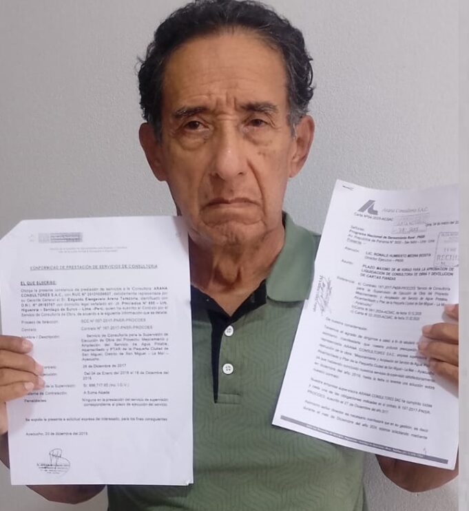 Septuagenario a punto de perder su casa y pide ayuda