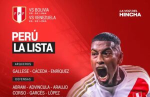 Oscar Ibáñez hizo entrega de la lista de convocados de la Selección