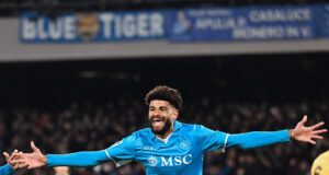 Nápoles salvó un empate ante el puntero Inter de Milán cuando terminaba el partido