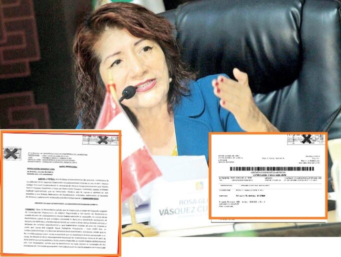 Gobernadora Regional de Lima en la cuerda floja