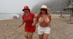 «Tiburón blanco» hace correr a Susy Díaz y Daysi Araujo(VIDEO)
