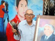 San Martín de Porres: usuario de Pensión 65 retoma su pasión por retratar personas a sus 81 años