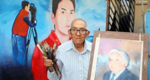 San Martín de Porres: usuario de Pensión 65 retoma su pasión por retratar personas a sus 81 años